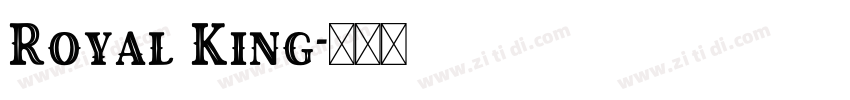 Royal King字体转换